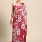 Women's Cotton Blend Floral Print Saree