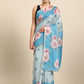 Women's Cotton Blend Floral Print Saree