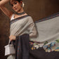 Cotton Blend Floral Printed Saree