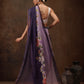 Cotton Blend Floral Printed Saree