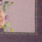 Cotton Blend Floral Printed Saree