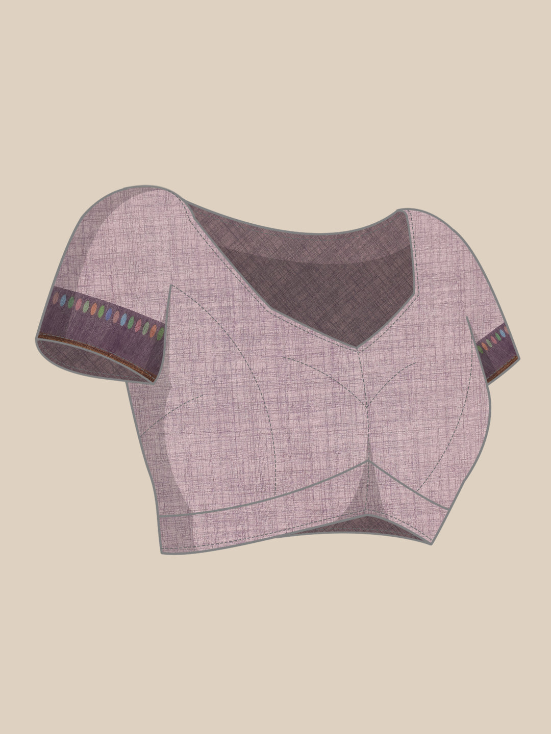 Cotton Blend Floral Printed Saree