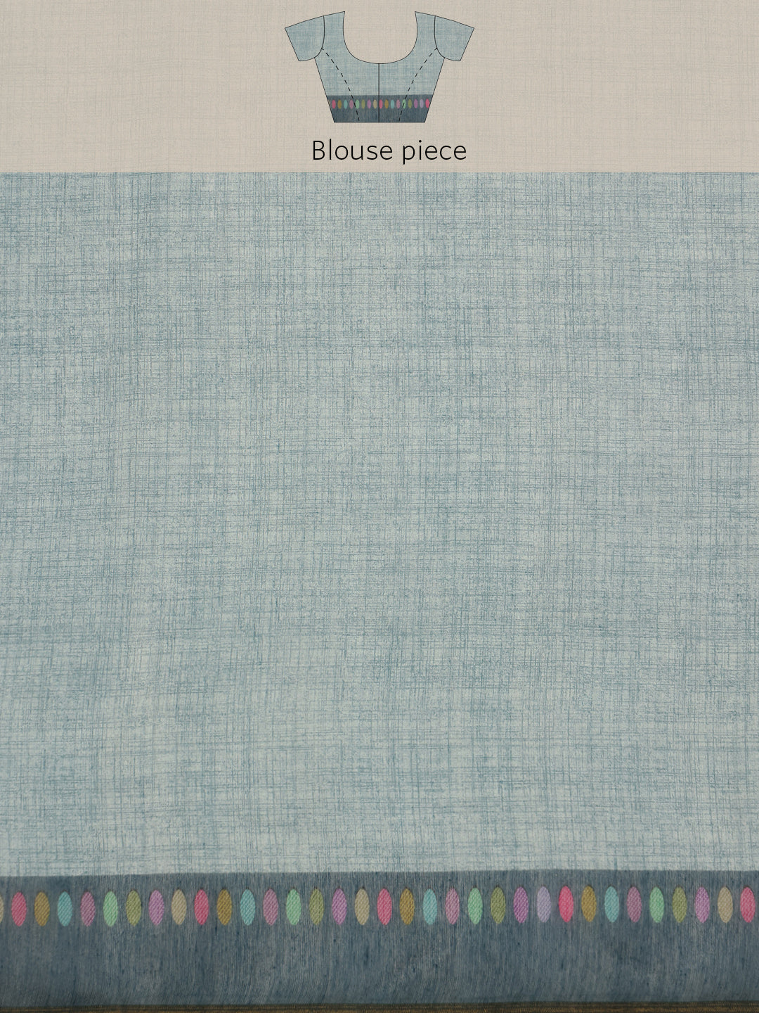 Cotton Blend Floral Printed Saree