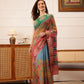 Women's Cotton Silk Floral Printed Saree