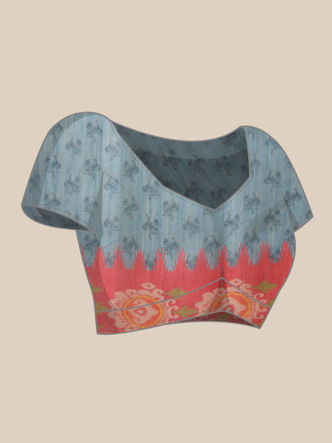 Women's Cotton Silk Floral Printed Saree