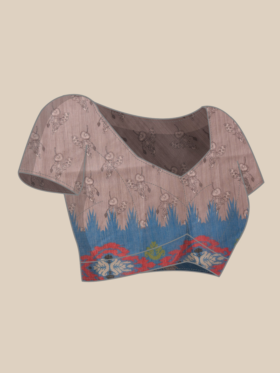 Women's Cotton Silk Floral Printed Saree