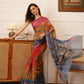 Women's Cotton Silk Floral Printed Saree