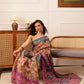 Women's Cotton Silk Floral Printed Saree