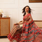 Women's Cotton Silk Floral Printed Saree