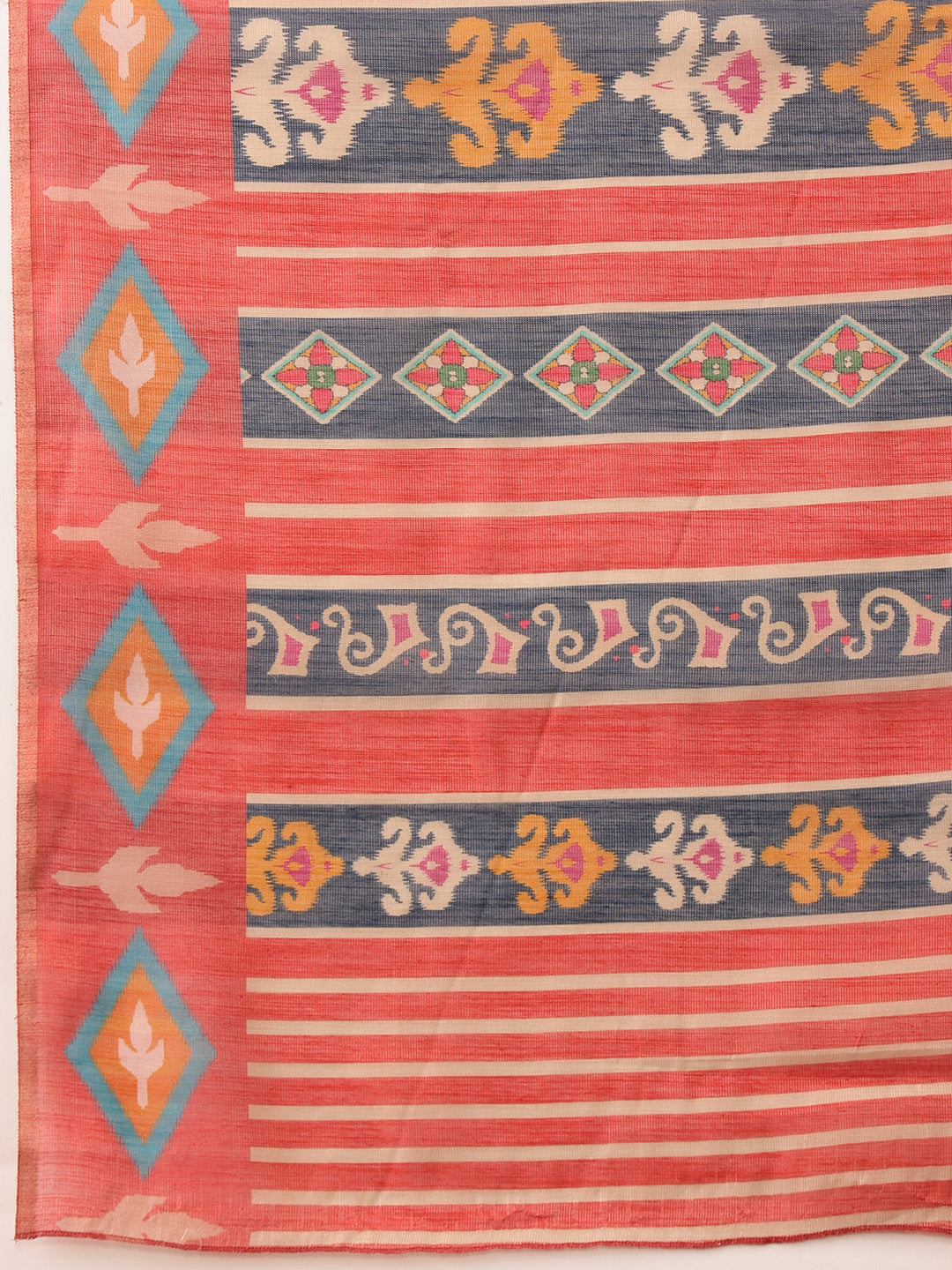 Women's Cotton Silk Floral Printed Saree