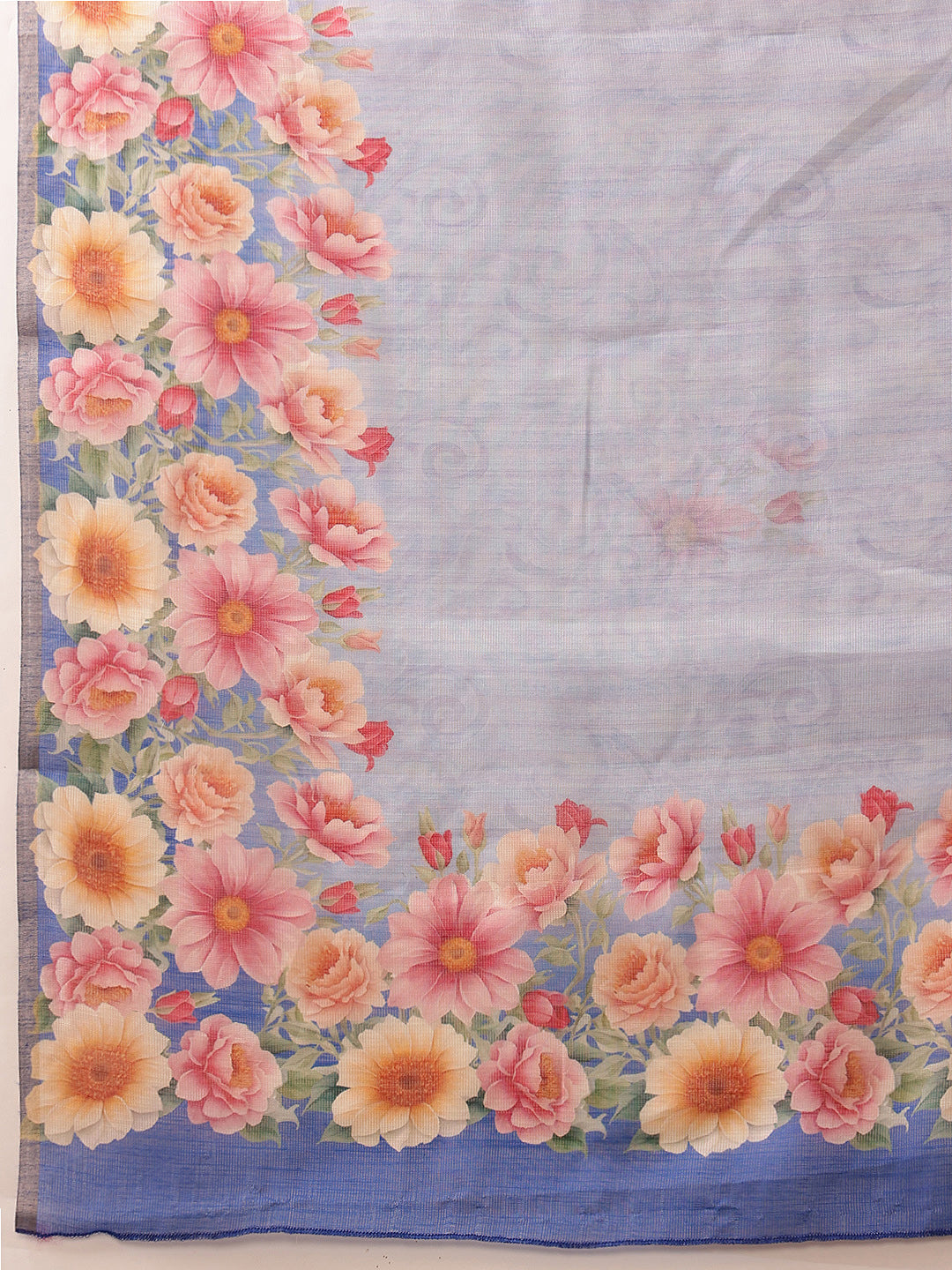 Women's Cotton Silk Floral Printed Saree