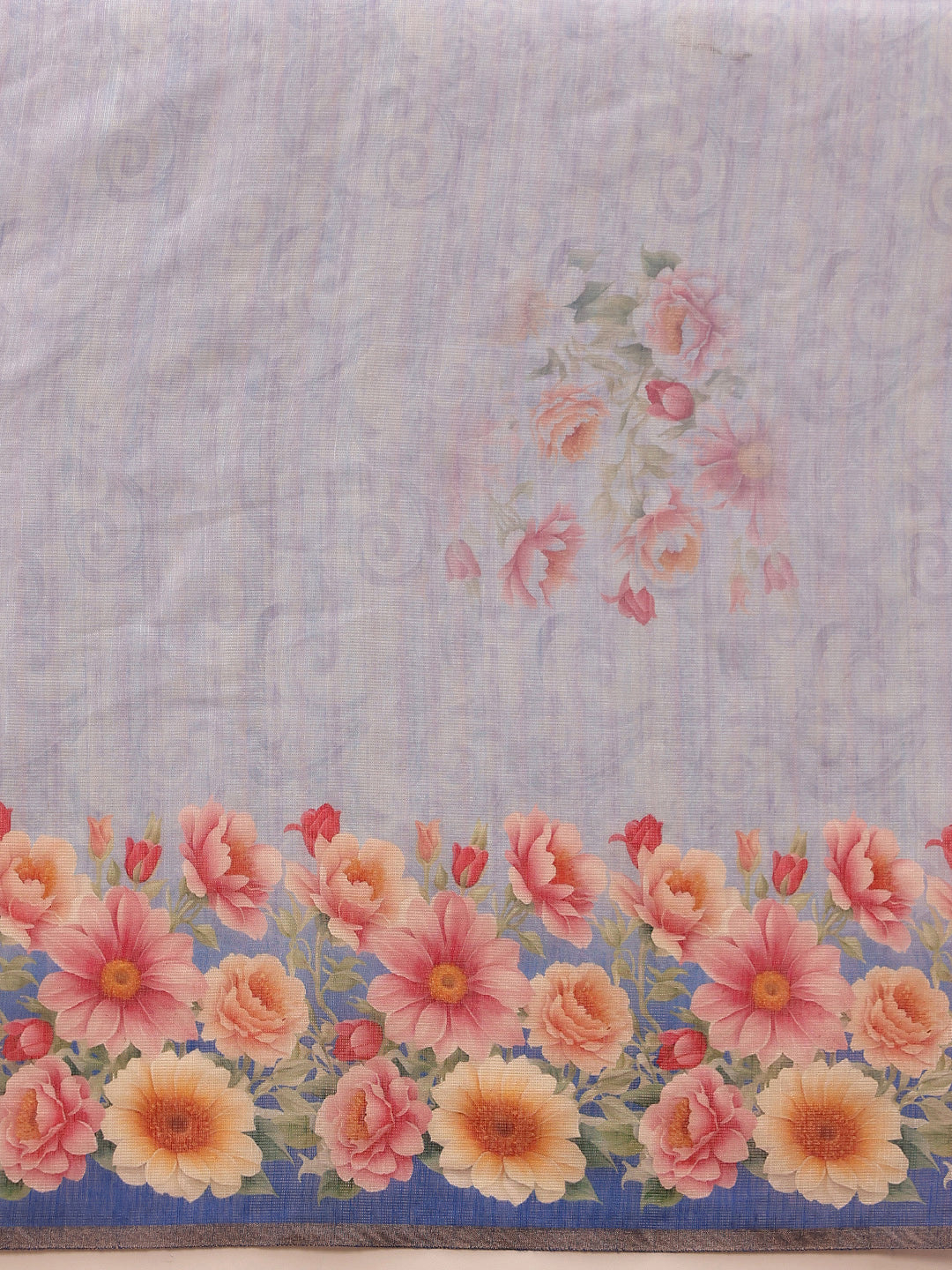 Women's Cotton Silk Floral Printed Saree