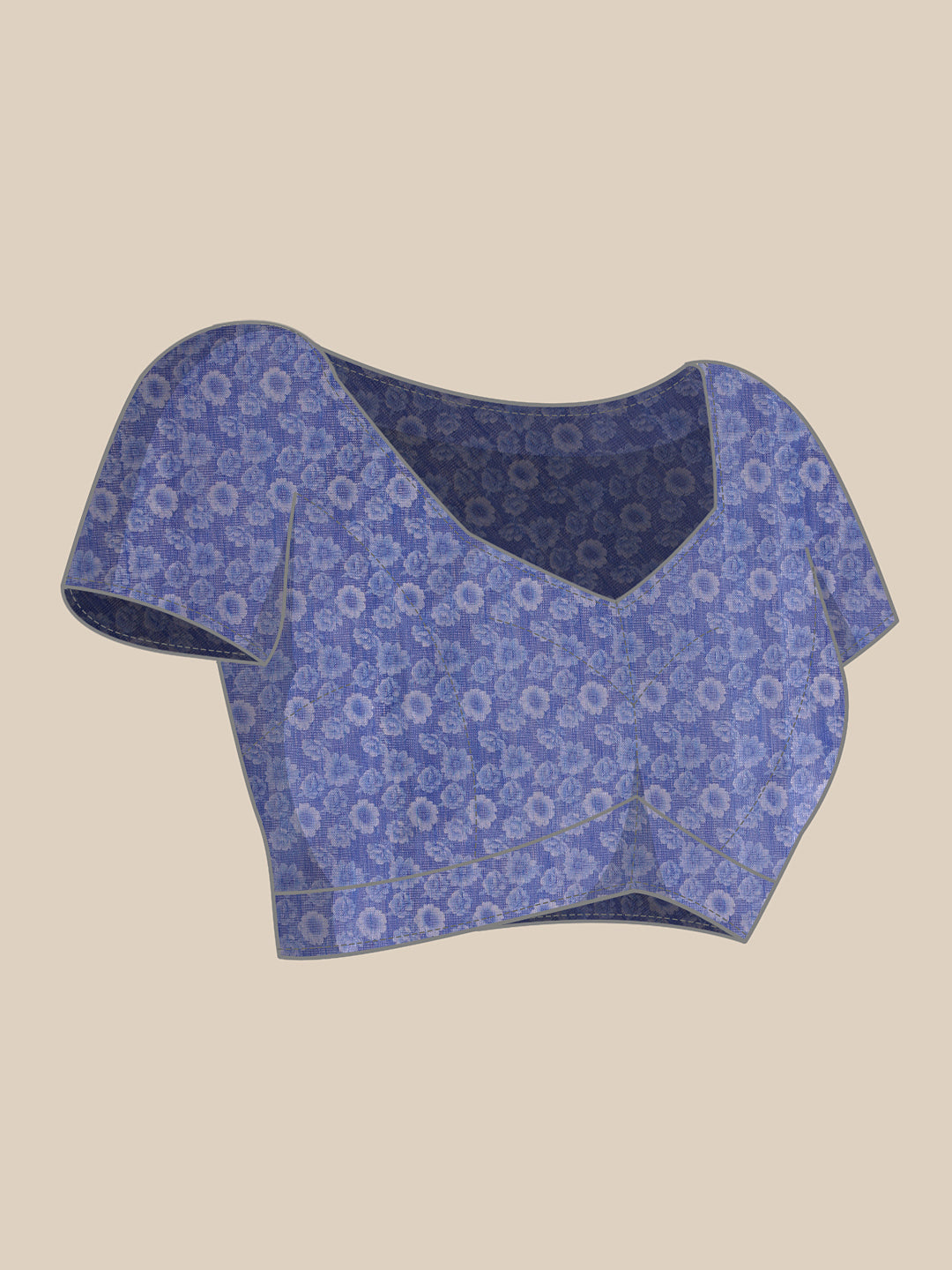 Women's Cotton Silk Floral Printed Saree