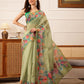 Women's Cotton Silk Floral Printed Saree