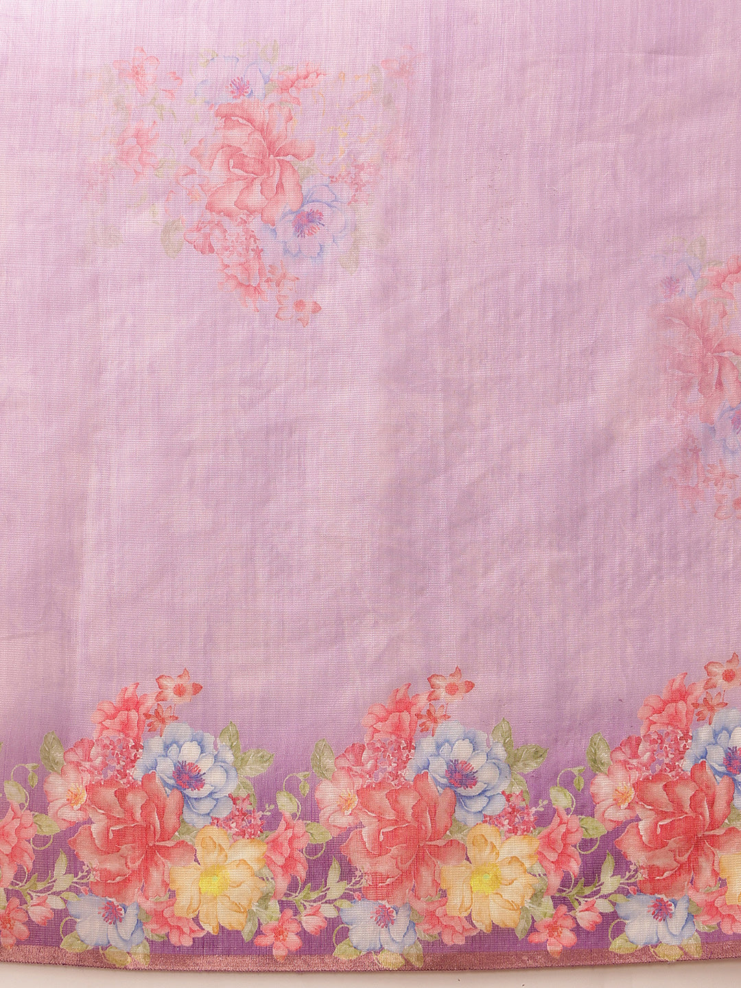 Women's Cotton Silk Floral Printed Saree