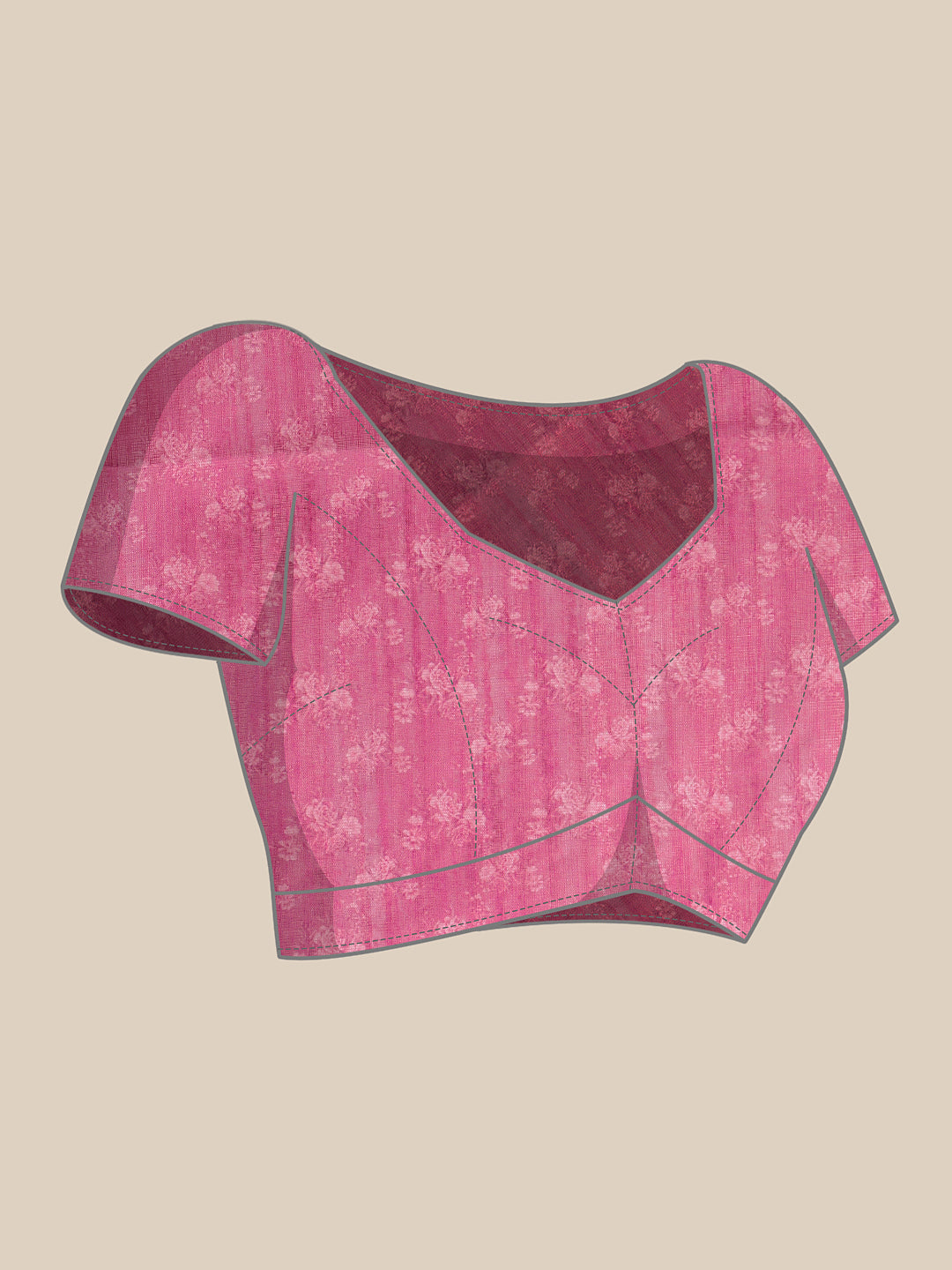 Women's Cotton Silk Floral Printed Saree