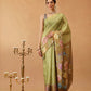 Digital Printed Cotton Silk Tissue Saree