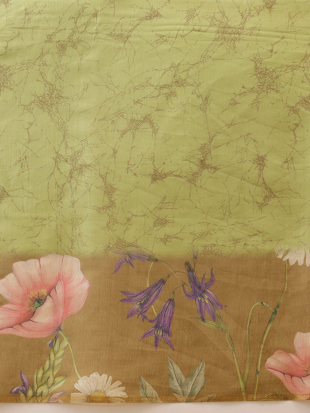 Digital Printed Cotton Silk Tissue Saree