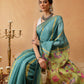 Digital Printed Cotton Silk Tissue Saree