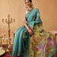Digital Printed Cotton Silk Tissue Saree