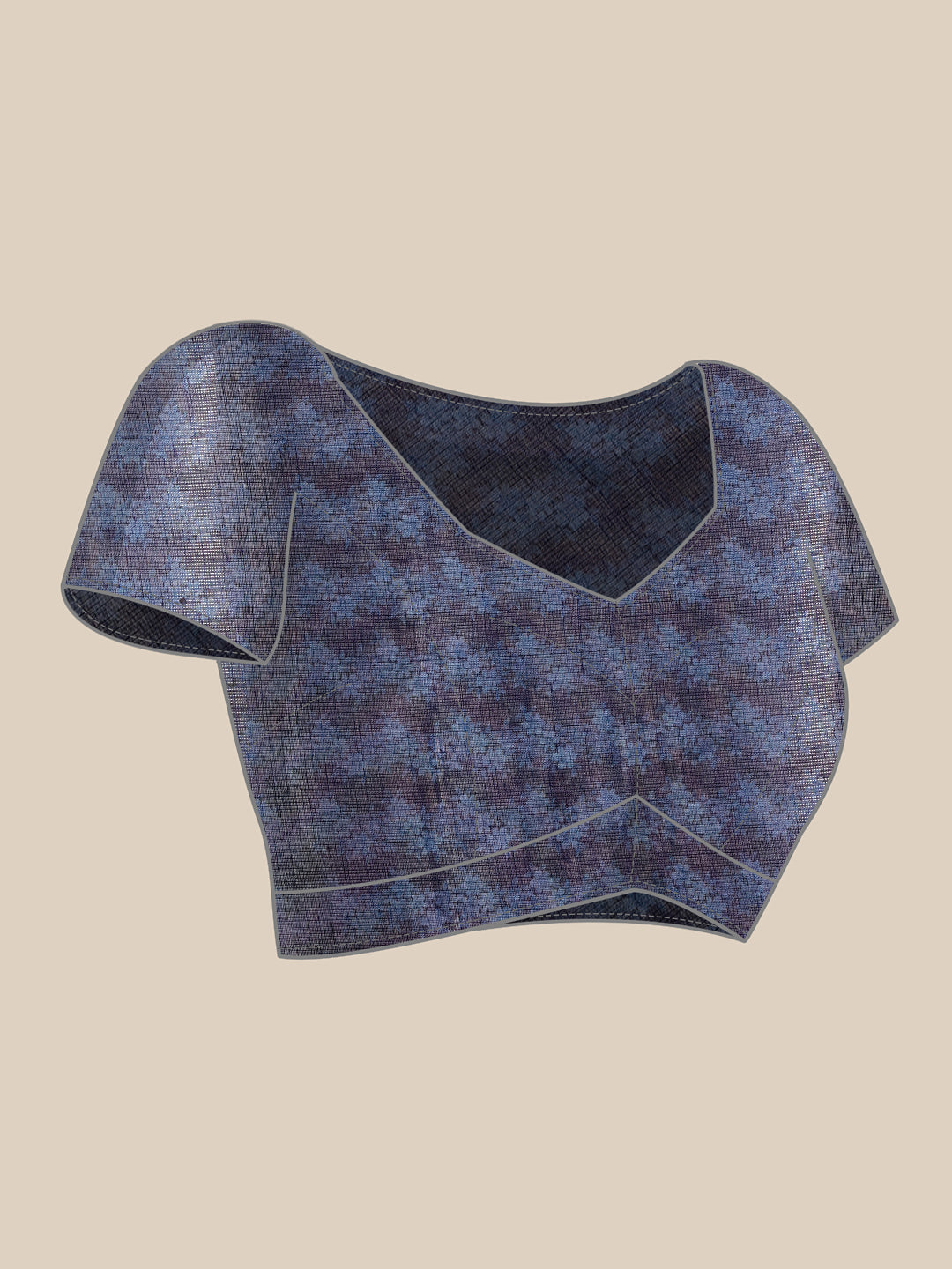 Floral Printed Cotton Silk Tissue Saree