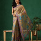 Floral Printed Cotton Silk Tissue Saree