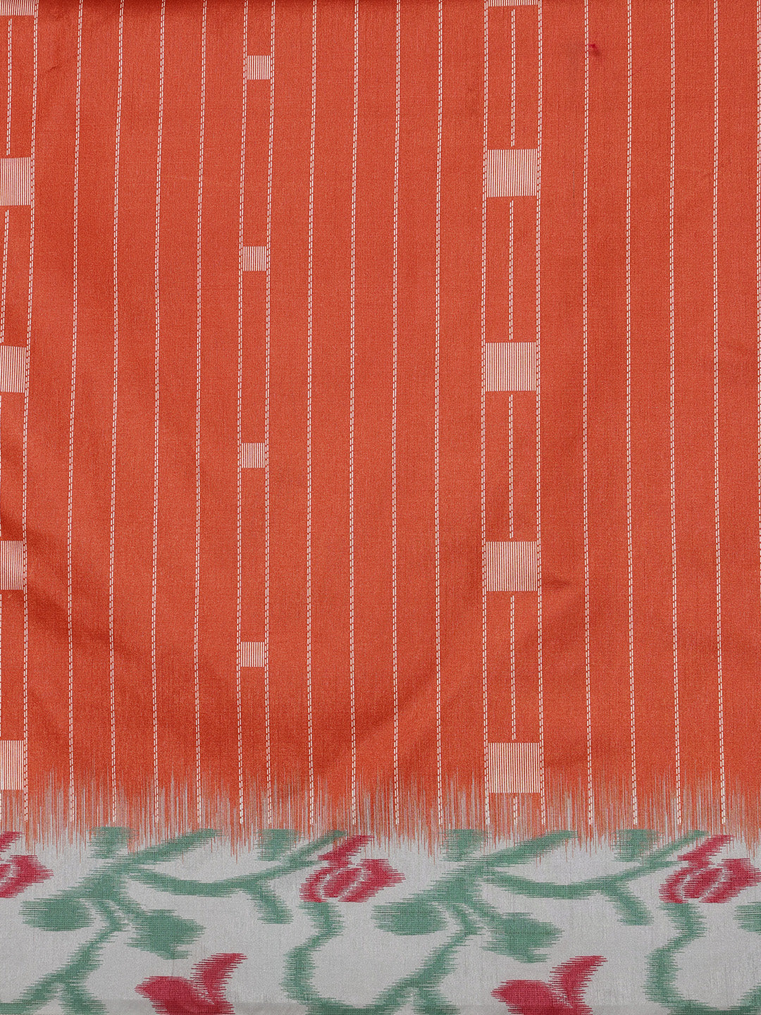 Women's Soft Silk Printed Saree With Tassels