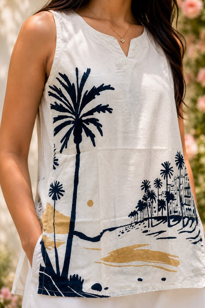 Women's Digital Printed Tunic Short Kurti for Casual Daily Wear and Office Use