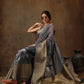 Muga Silk Floral Printed Zari Woven Saree
