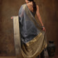 Muga Silk Floral Printed Zari Woven Saree