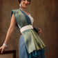 Muga Silk Floral Printed Zari Woven Saree
