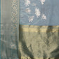 Muga Silk Floral Printed Zari Woven Saree