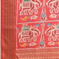 Women's Soft Tusser Silk Digital Printed Kalamkari Saree With Viscous Jacquard Border