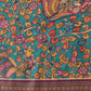 Women's Soft Tusser Silk Digital Printed Kalamkari Saree With Viscous Jacquard Border