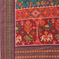 Women's Soft Tusser Silk Digital Printed Kalamkari Saree With Viscous Jacquard Border