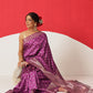 Soft Silk Bandhani Printed Saree With Zari Border & Tassels