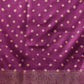 Soft Silk Bandhani Printed Saree With Zari Border & Tassels