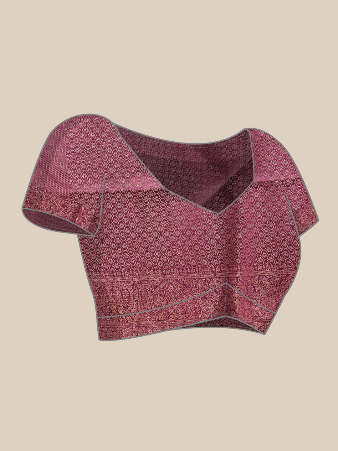 Soft Silk Bandhani Printed Saree With Zari Border & Tassels