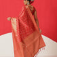 Soft Silk Bandhani Printed Saree With Zari Border & Tassels
