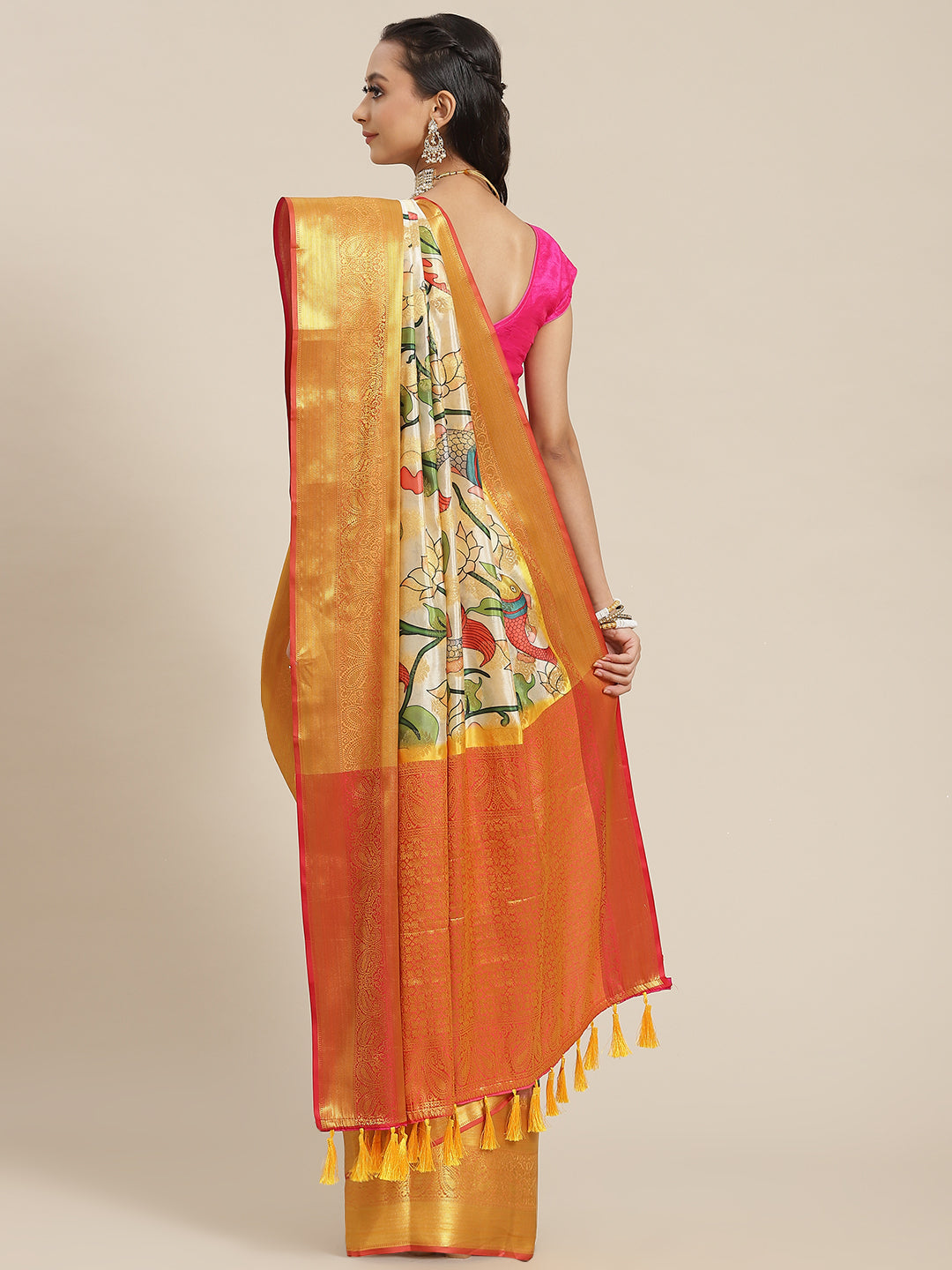 Women's Banarasi Art Silk Digital Print Saree