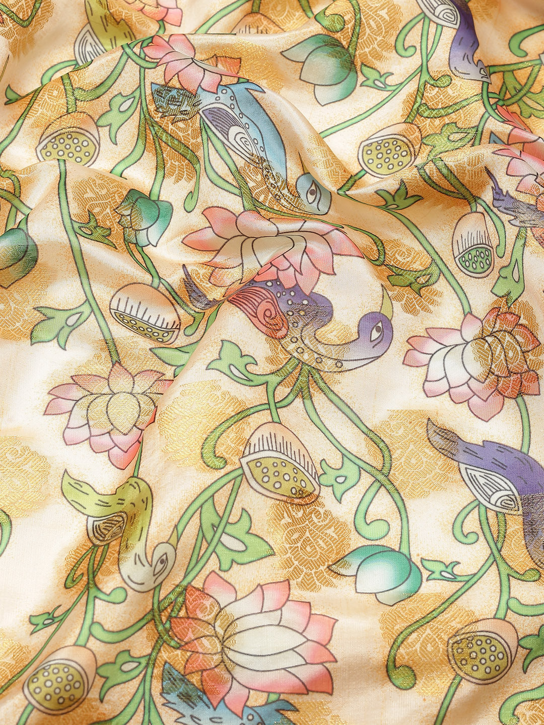 Women's Banarasi Art Silk Digital Print Saree