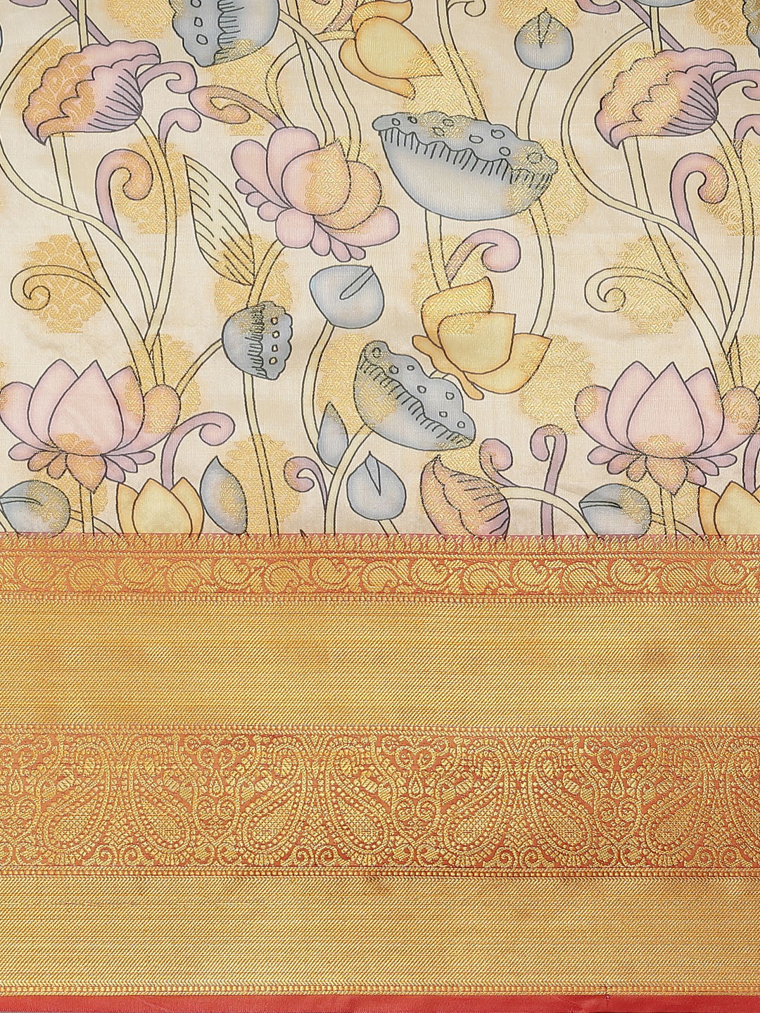 Women's Banarasi Art Silk Digital Print Saree
