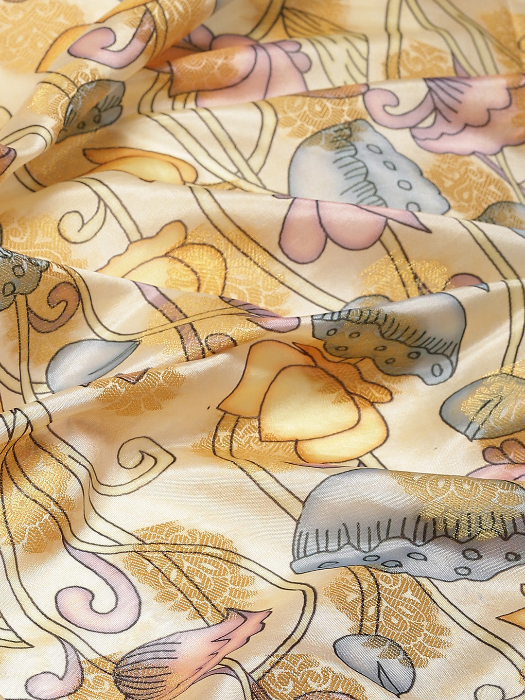 Women's Banarasi Art Silk Digital Print Saree