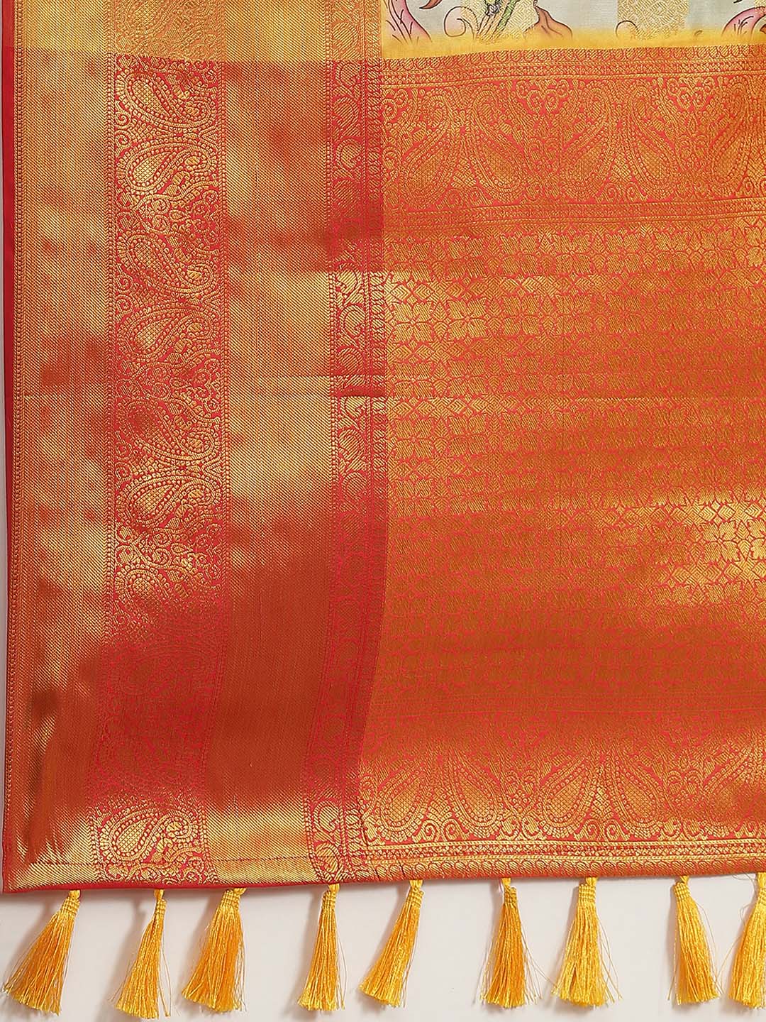 Women's Banarasi Art Silk Digital Print Saree