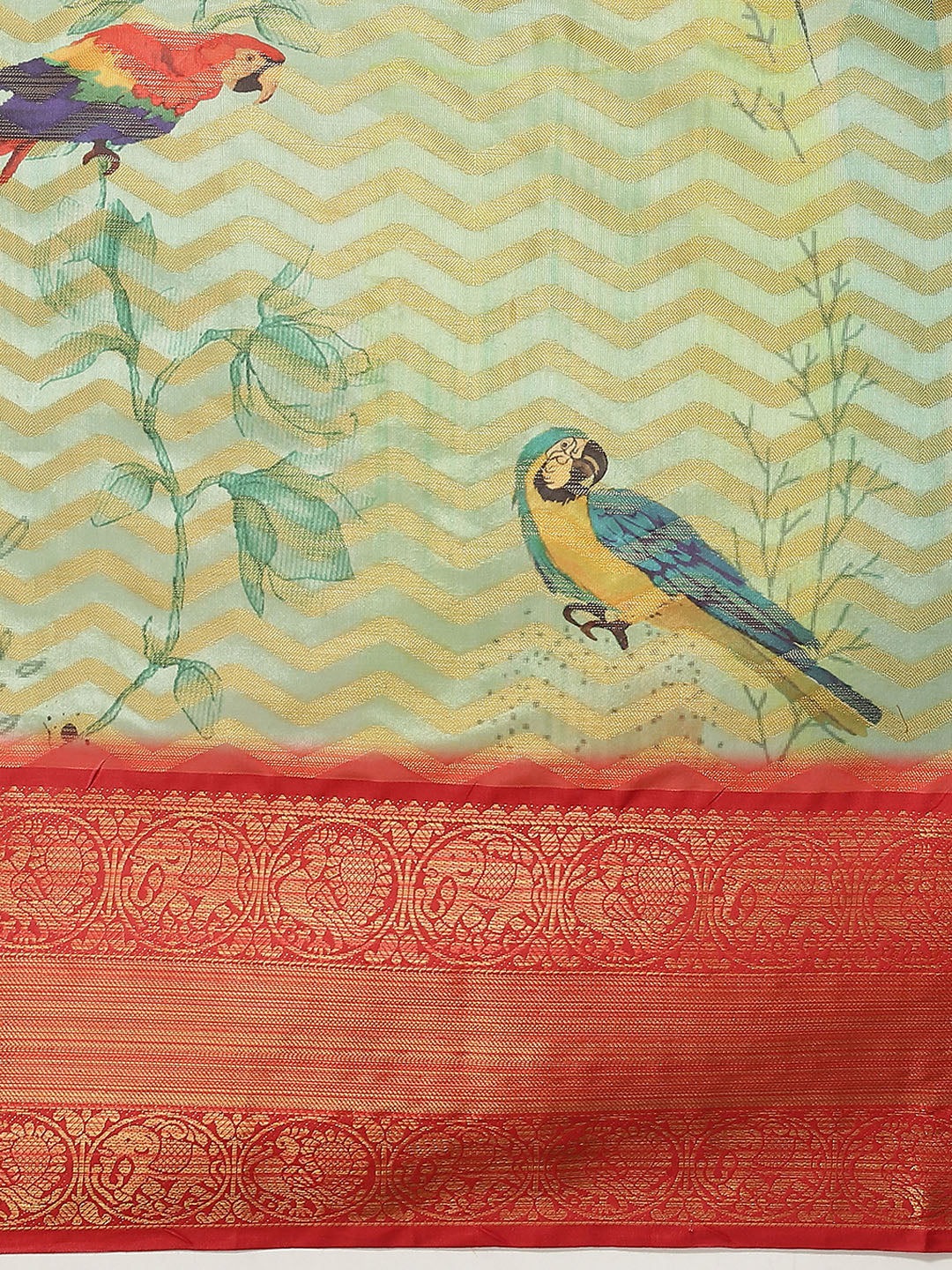 Women's Banarasi Art Silk Digital Print Saree