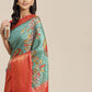 Women's Banarasi Art Silk Digital Print Saree