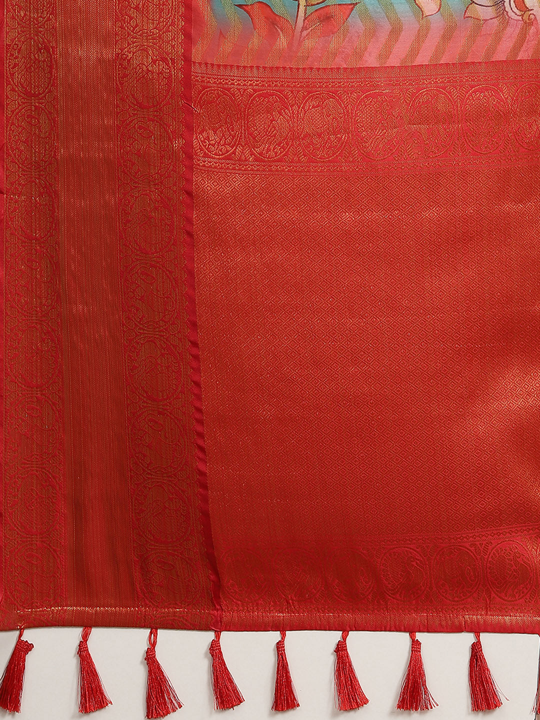 Women's Banarasi Art Silk Digital Print Saree