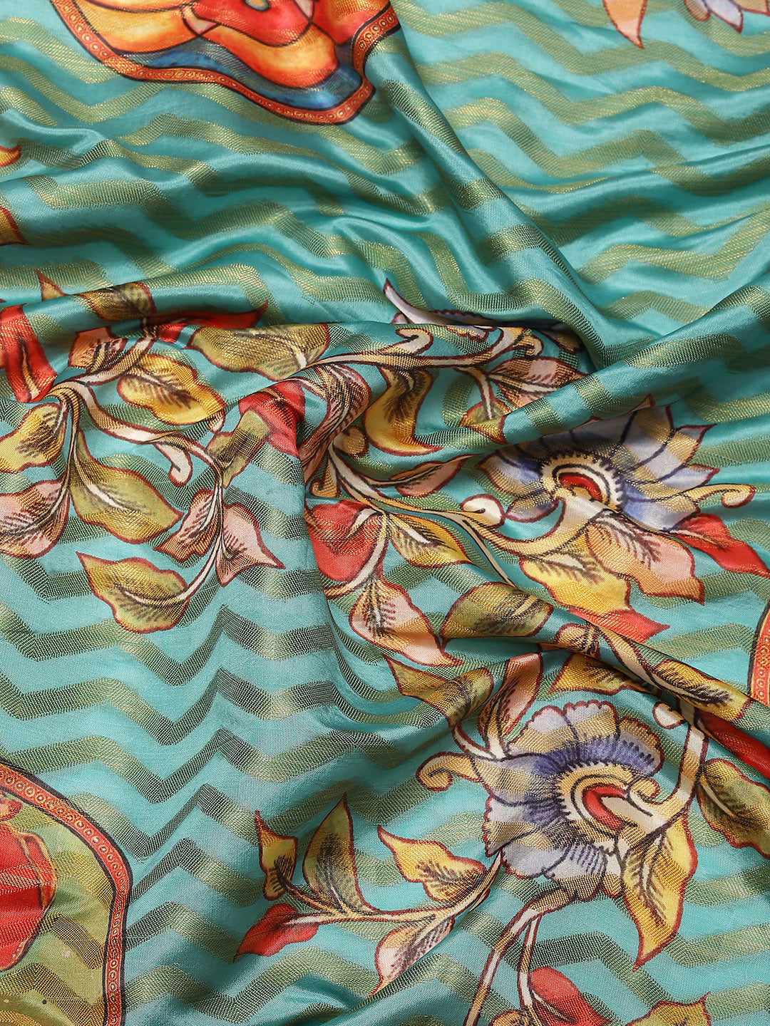 Women's Banarasi Art Silk Digital Print Saree