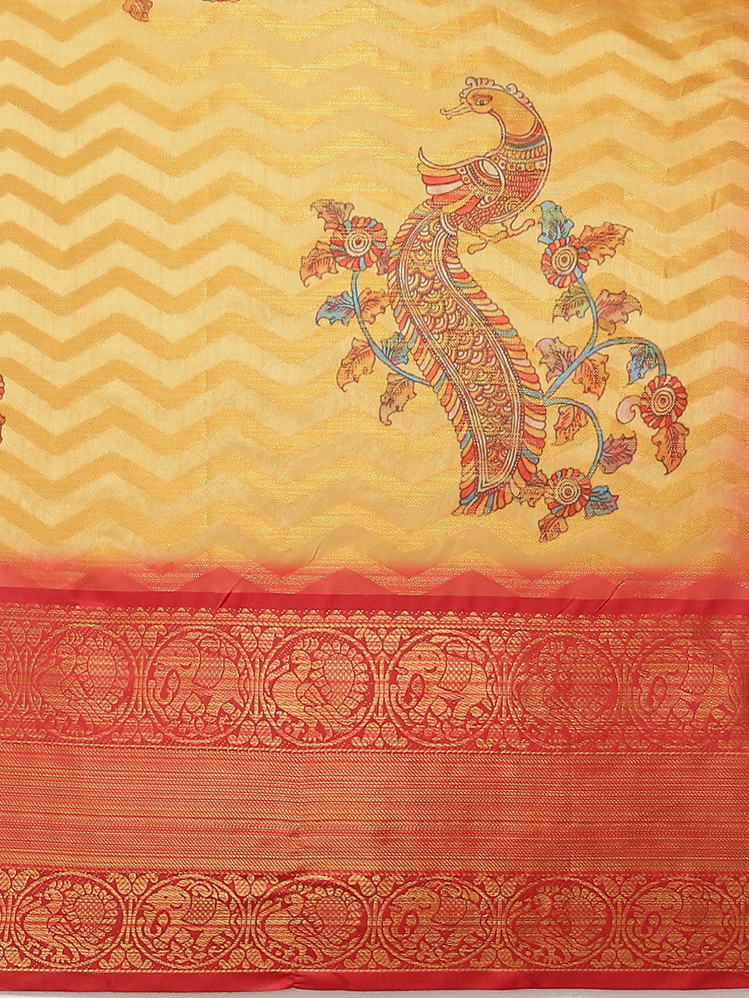 Women's Banarasi Art Silk Digital Print Saree