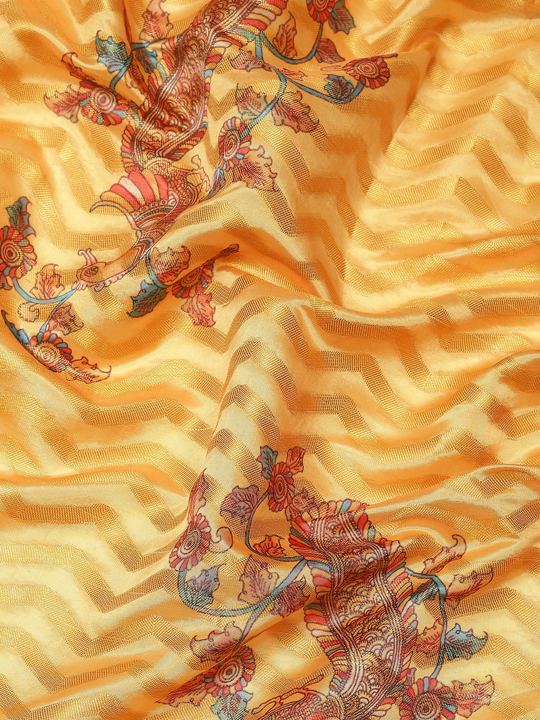 Women's Banarasi Art Silk Digital Print Saree